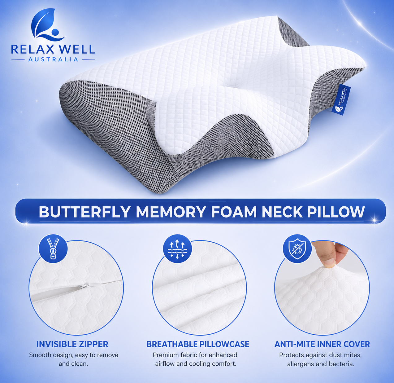 Butterfly Pillow Case