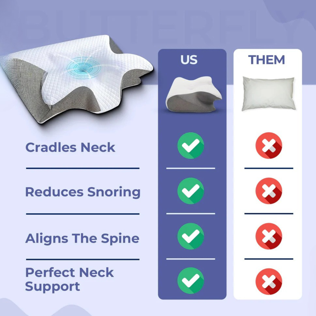 Butterfly Comfort Neck Pillow Buy 1 Get 1 FREE