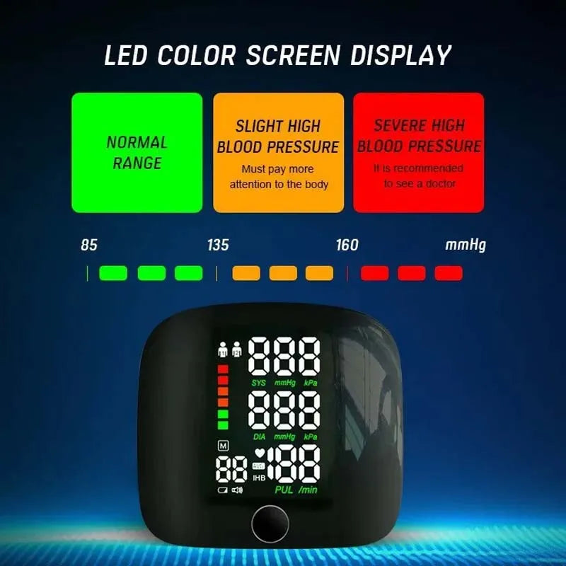 Portable Wrist Blood Pressure Monitor