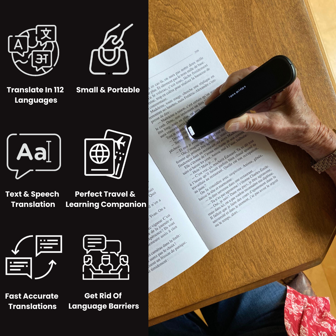 Smart AI Translator Pen | Instant Voice & Text Translation