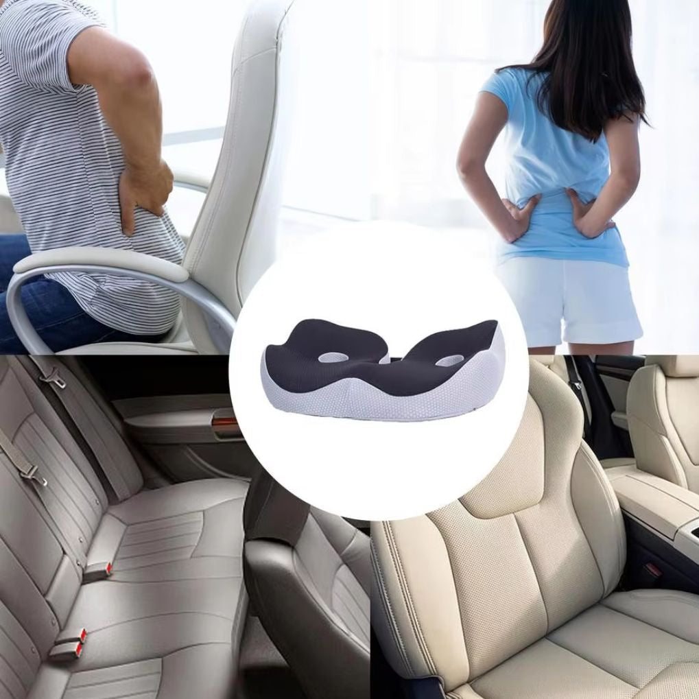 Sciatica Relief Cushion for Tailbone, Hip & Lower Back Support