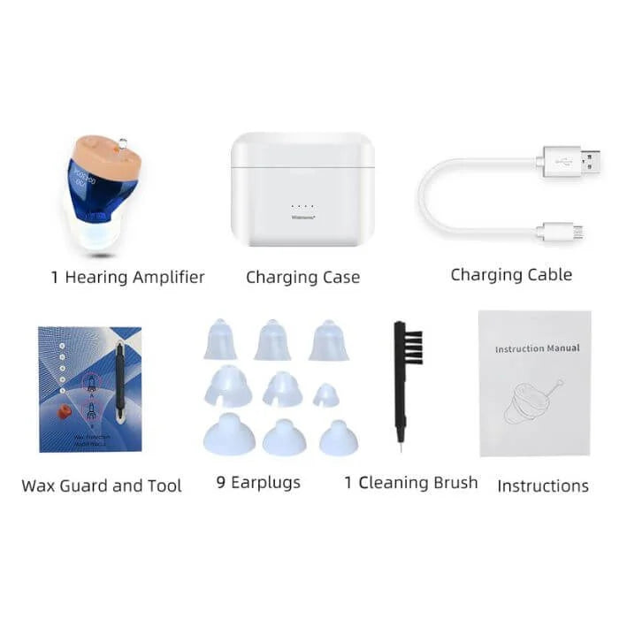 Premium Rechargeable Hearing Aid – Lightweight & Easy to Use