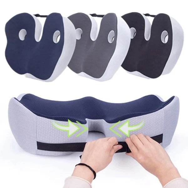 Sciatica Relief Cushion for Tailbone, Hip & Lower Back Support