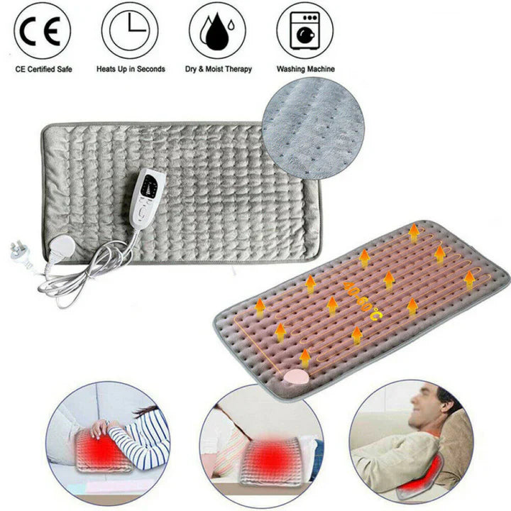 Heated Therapy Pad for Back, Neck & Muscle Relief