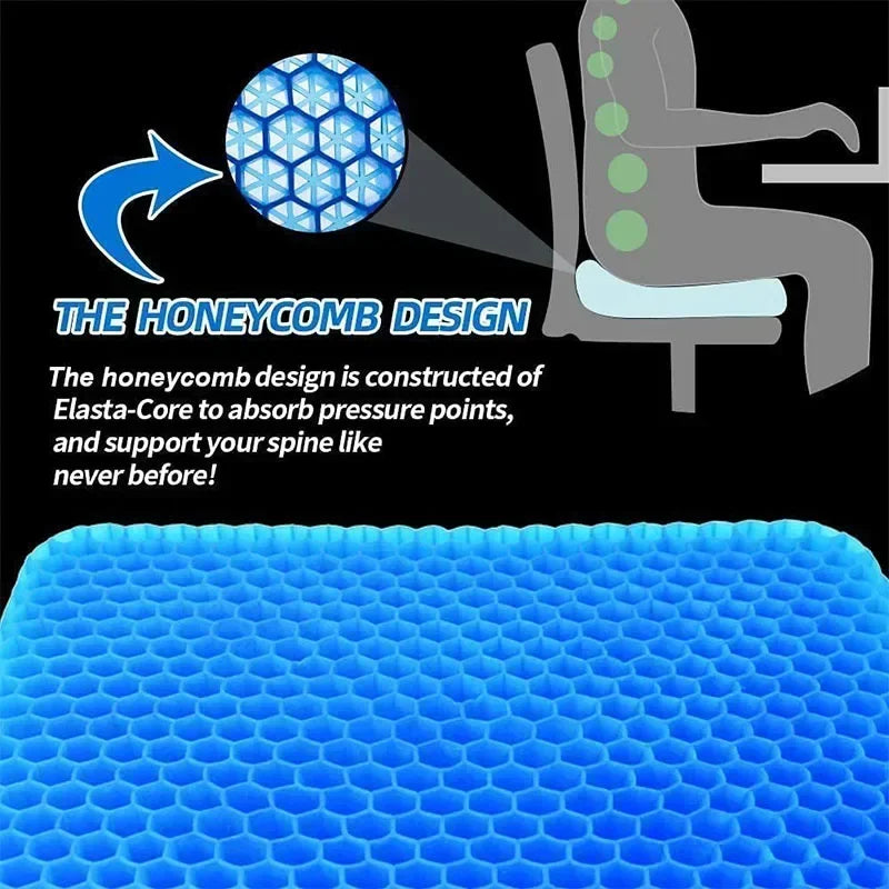 Gel Seat Cushion for Pressure Relief
