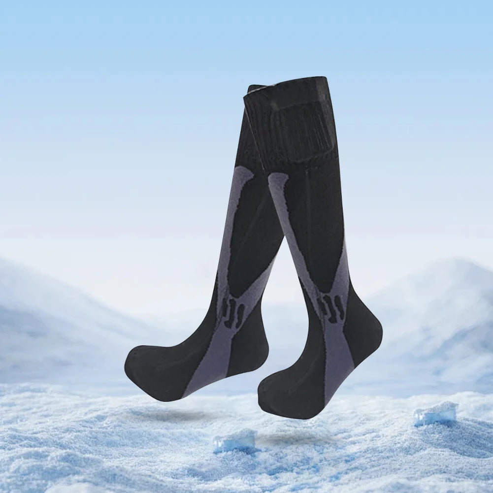 Electric Heated Socks Electric Heating Socks Fast Heating Battery Heated Socks Breathable Warm Winter Socks for Camping Hiking