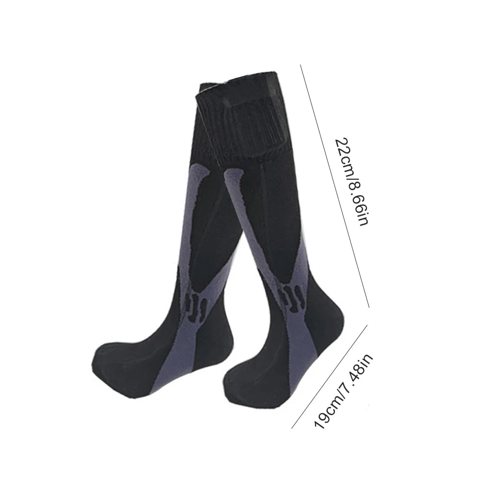 Electric Heated Socks Electric Heating Socks Fast Heating Battery Heated Socks Breathable Warm Winter Socks for Camping Hiking