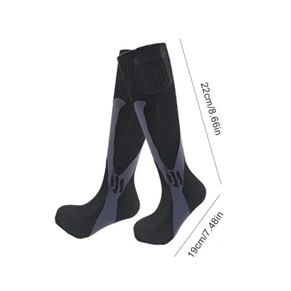 Electric Heated Socks Electric Heating Socks Fast Heating Battery Heated Socks Breathable Warm Winter Socks for Camping Hiking