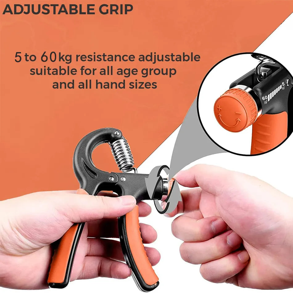 Adjustable Hand Gripper for Grip, Wrist & Forearm Training