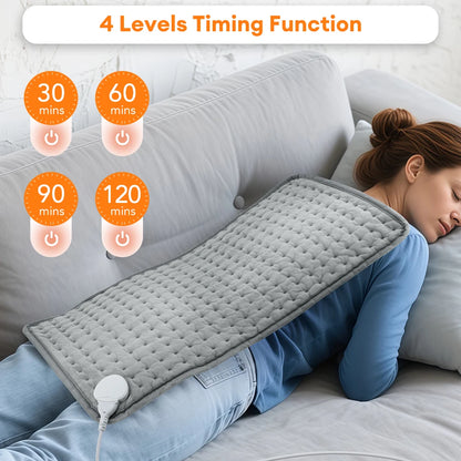 Electric Heating Pad Shoulder Back Leg Pain Relief Physiotherapy Winter Heater Timed Temperature Control Heating Blanket Mat