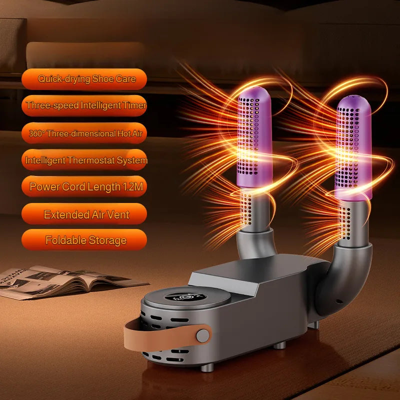 Foldable Shoes Dryer Intelligent Warmer For Home Travel Quick-Drying Shoe Deodorizer Boot Footwear Dry Machine