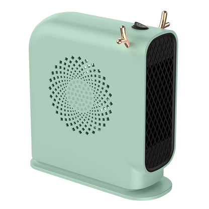 Mini Electric Heater Portable Desktop Low Consumption Warm Heating Fans for Home Office Hand Foot Warmer Heater for Winter 500W