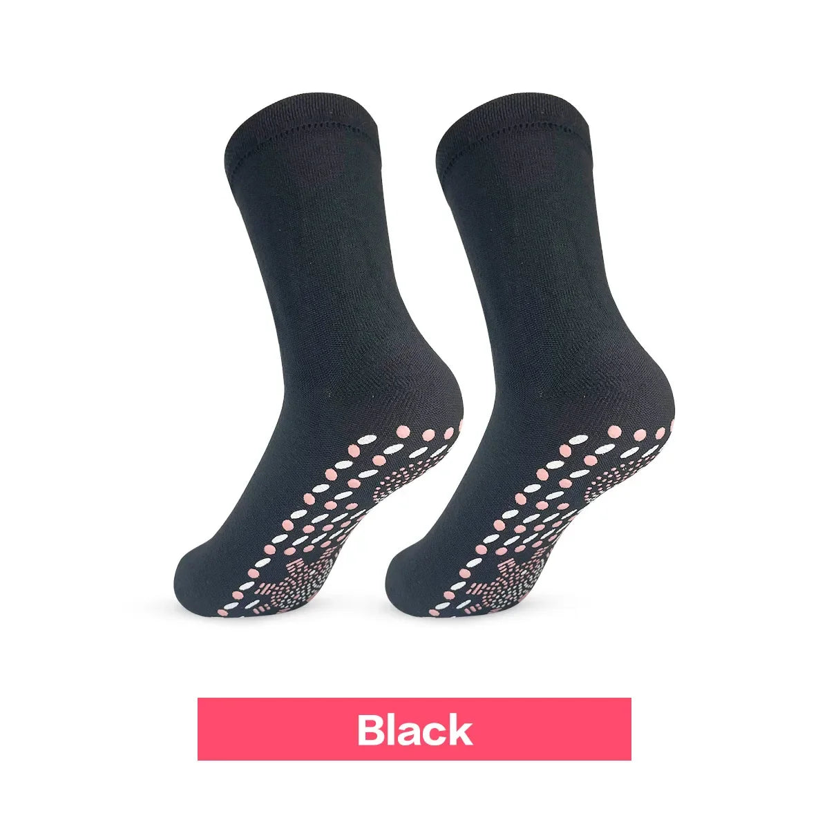 1/5Pairs Heated Socks, Self Heating Socks for Men Women,Massage Anti-Freezing for Fishing Camping Hiking Skiing and Foot Warmer