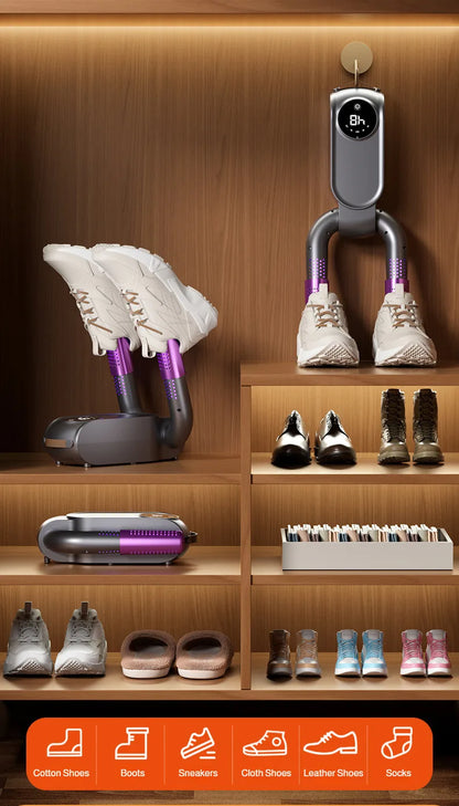 Foldable Shoes Dryer Intelligent Warmer For Home Travel Quick-Drying Shoe Deodorizer Boot Footwear Dry Machine