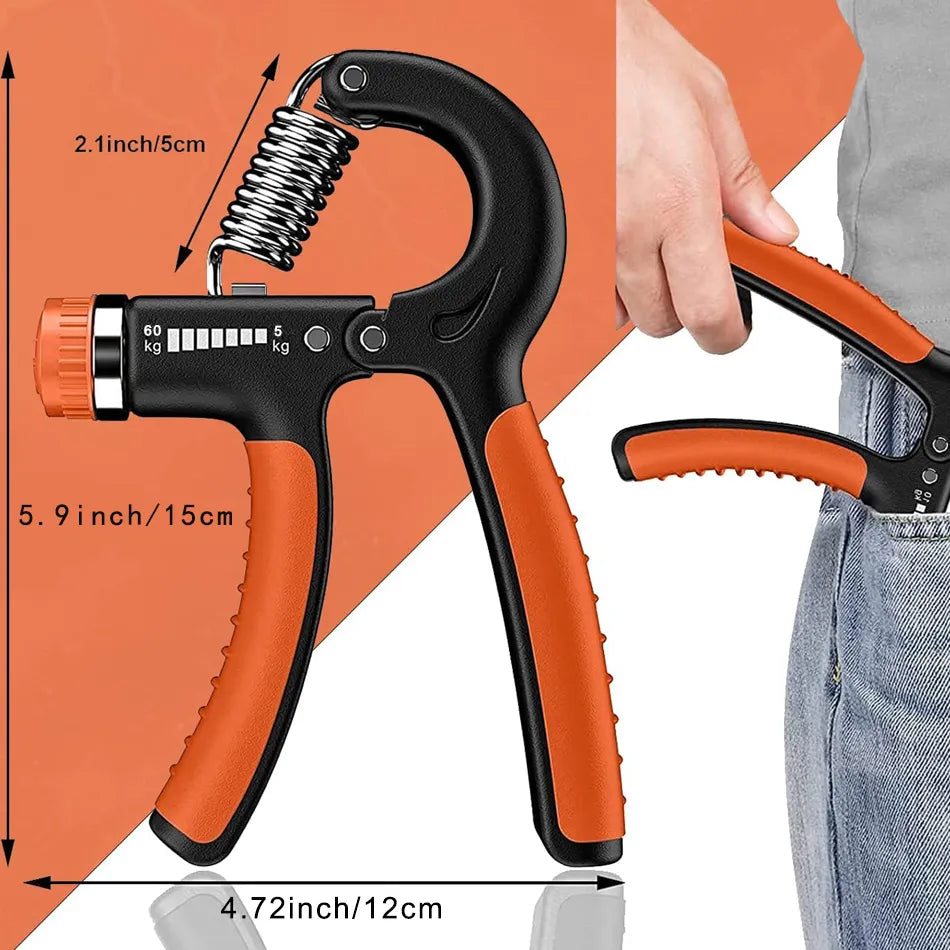 Adjustable Hand Gripper for Grip, Wrist & Forearm Training