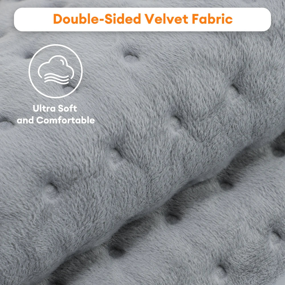 Electric Heating Pad Shoulder Back Leg Pain Relief Physiotherapy Winter Heater Timed Temperature Control Heating Blanket Mat