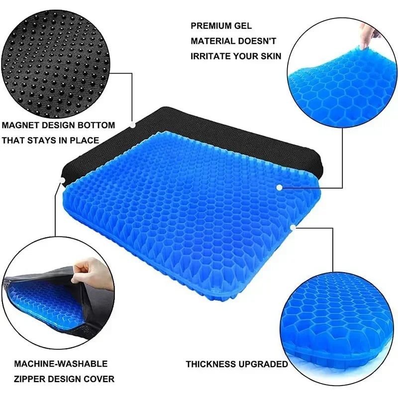 Gel Seat Cushion for Pressure Relief
