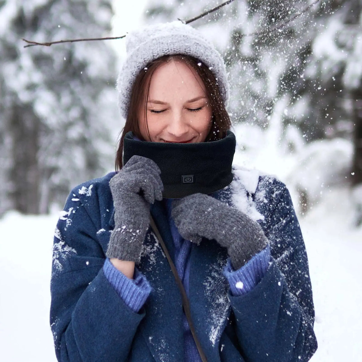 Neck Heating Wrap Scarf Winter Neck Heating Warmer For Men And Women 3 Temperature Modes Neck Heating Warmer Washable For Autumn