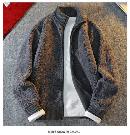 High Quality Mens Fleece Lined Jacket Full Zip Sweatshirt Winter Fall Casual Hooded Jackets Hoodie Fleece Outwear Sherpa Hoodies