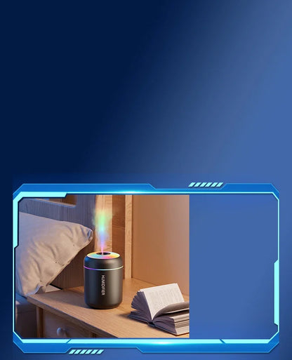 Mini Air Humidifier USB Electric 180ML Aroma Diffuser Essential Oil Purifier Aromatherapy Mist Maker Lights For Car Home Bedroom