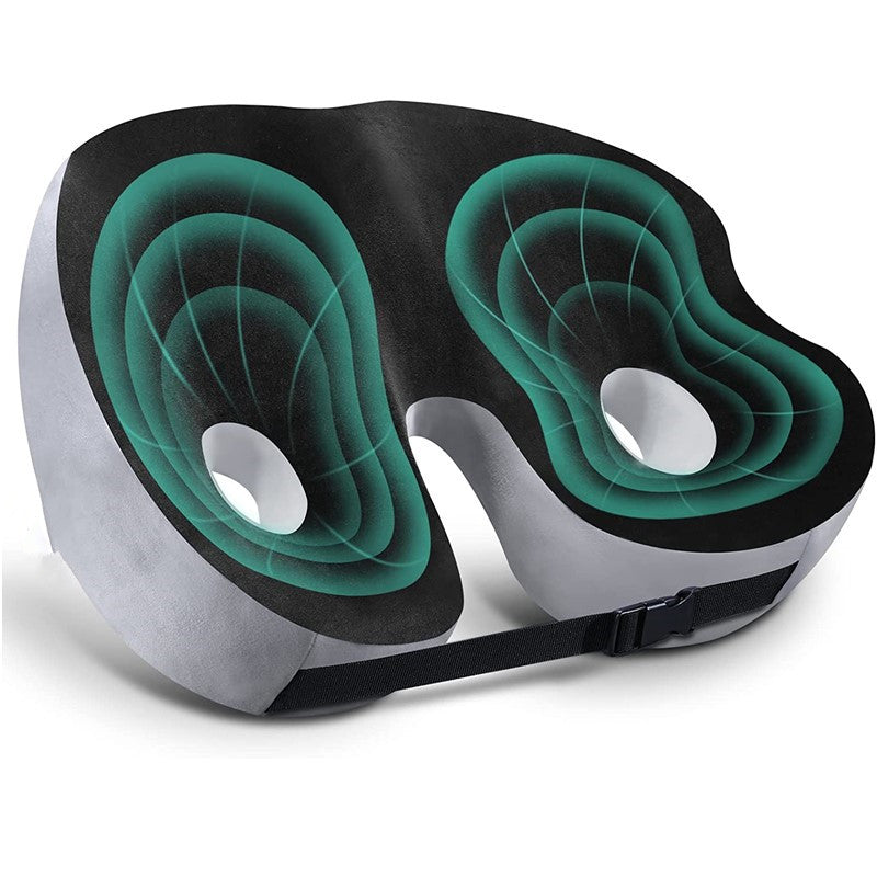 Sciatica Relief Cushion for Tailbone, Hip & Lower Back Support