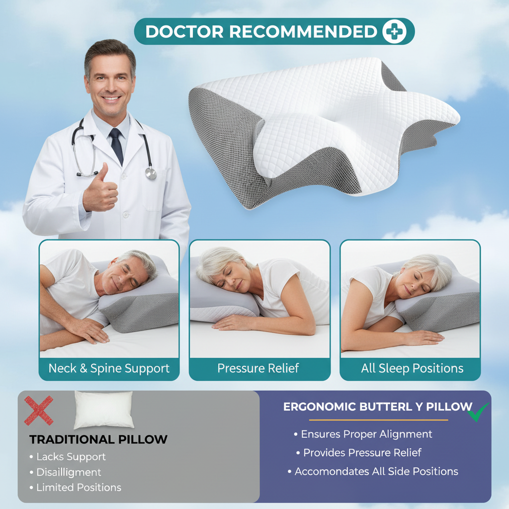 Butterfly Comfort Neck Pillow Buy 1 Get 1 FREE