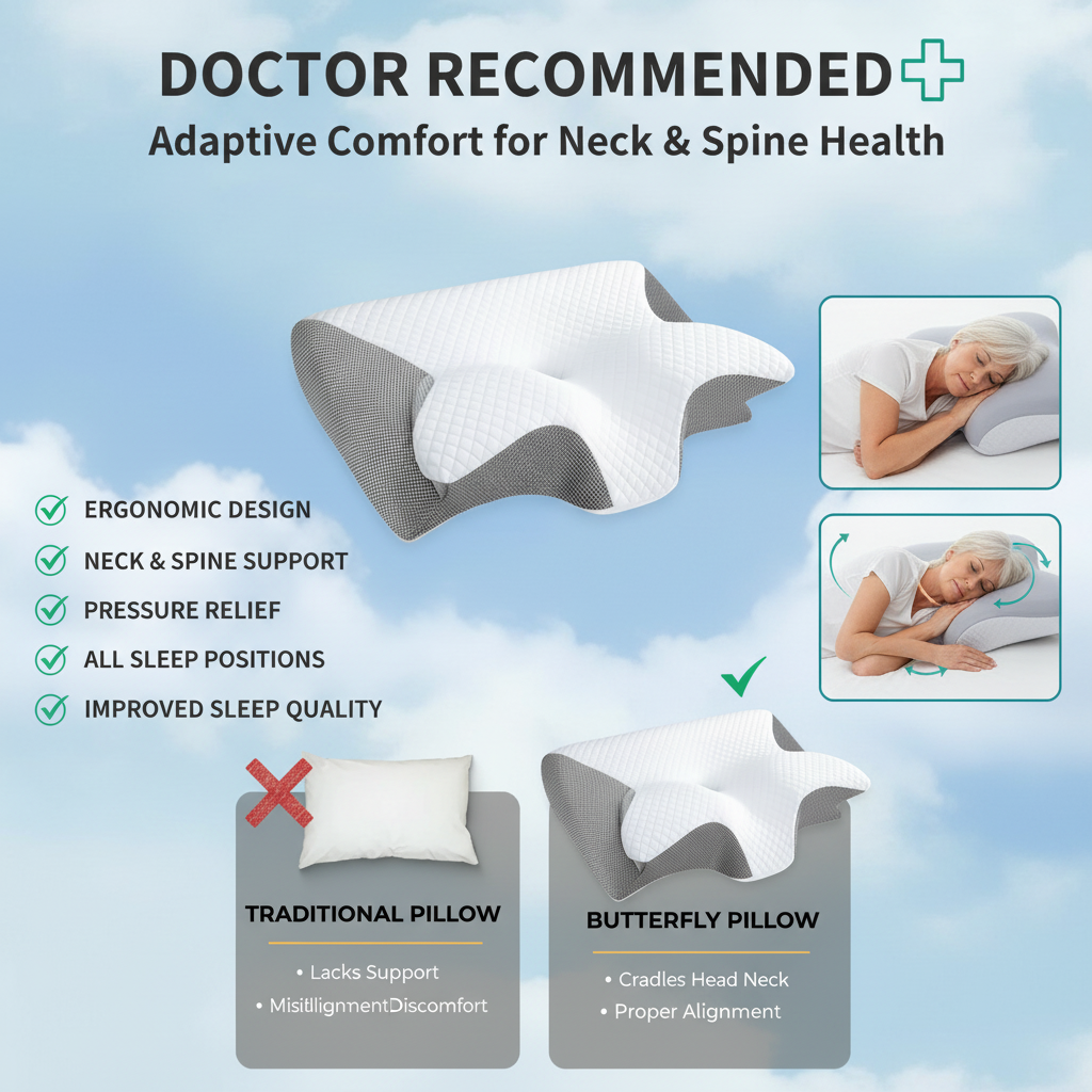 Butterfly Comfort Neck Pillow Buy 1 Get 1 FREE
