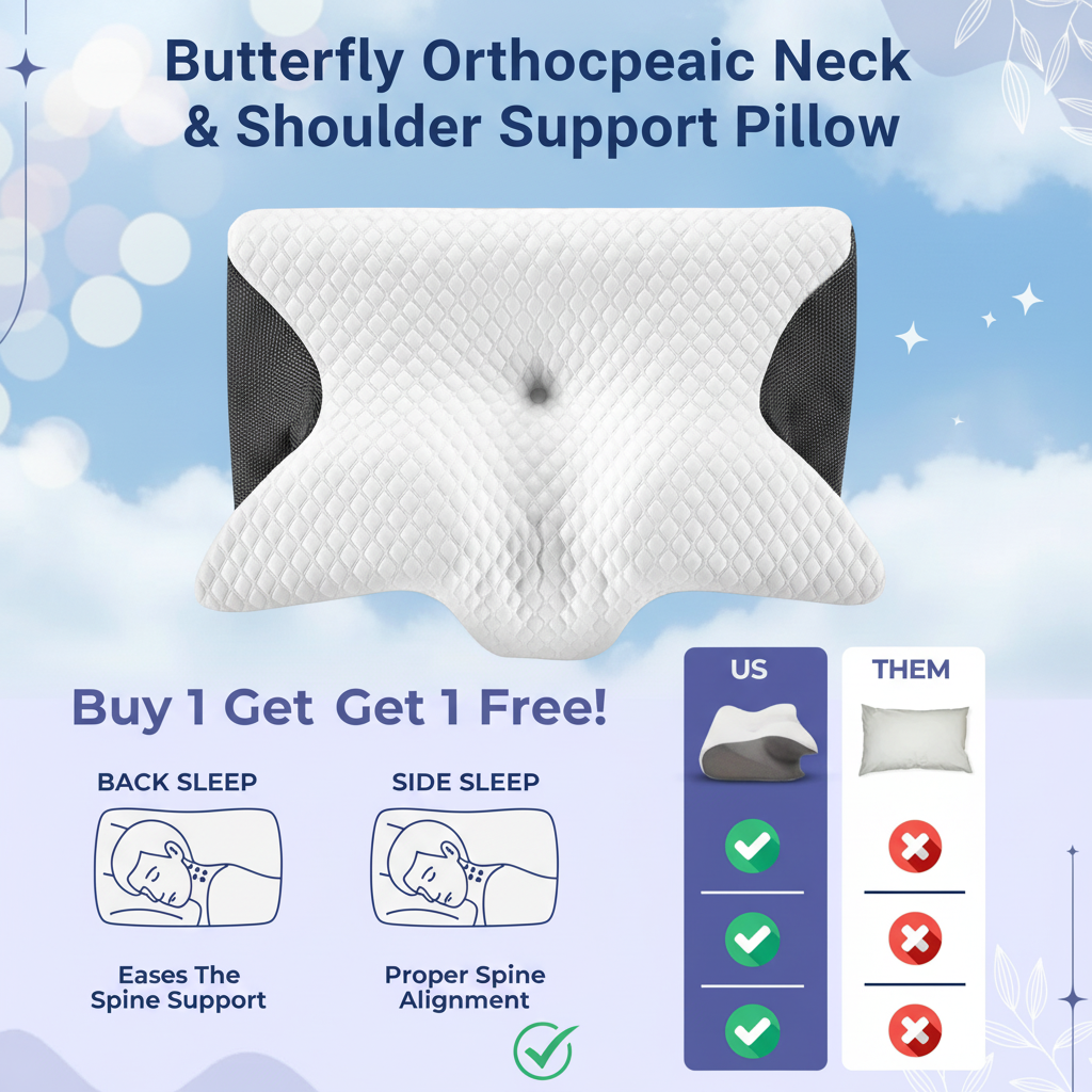 Butterfly Comfort Neck Pillow Buy 1 Get 1 FREE