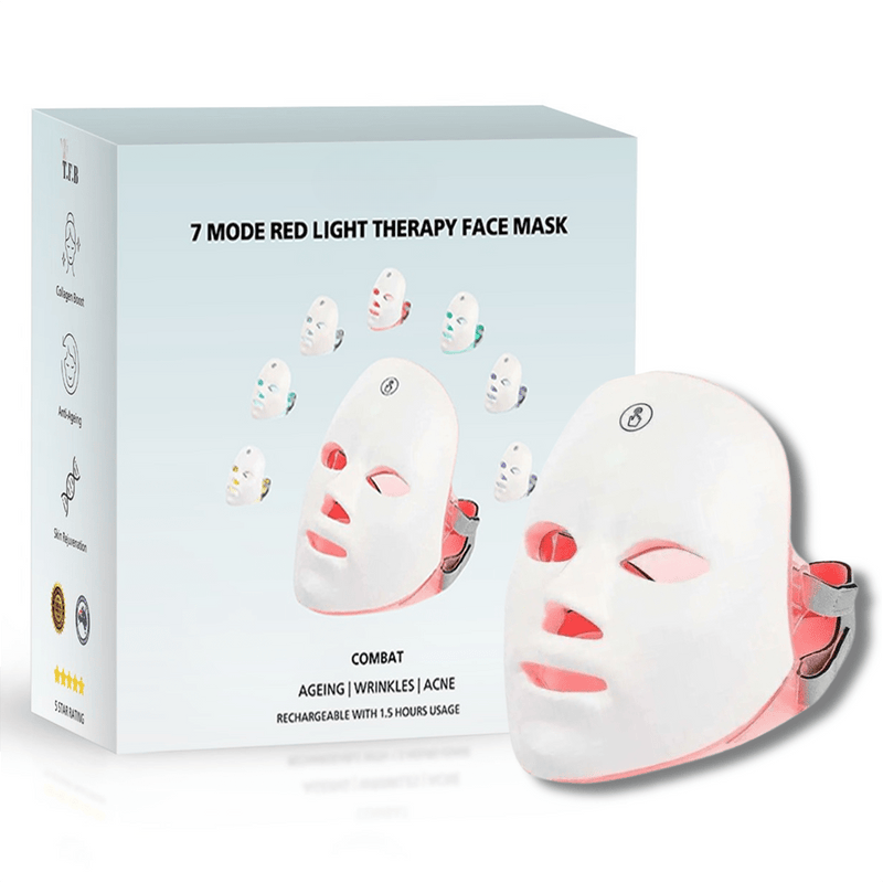 Glowing Skin Red Light LED Mask Bonus (Neck Red Light Strip)