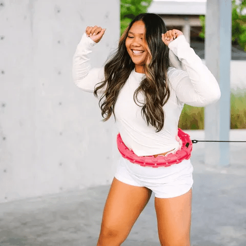 FunFit Weighted Hula Hoop for Waist Slimming & Core Strength