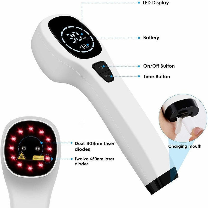 Cold Laser Therapy Device LLLT for Pain Relief