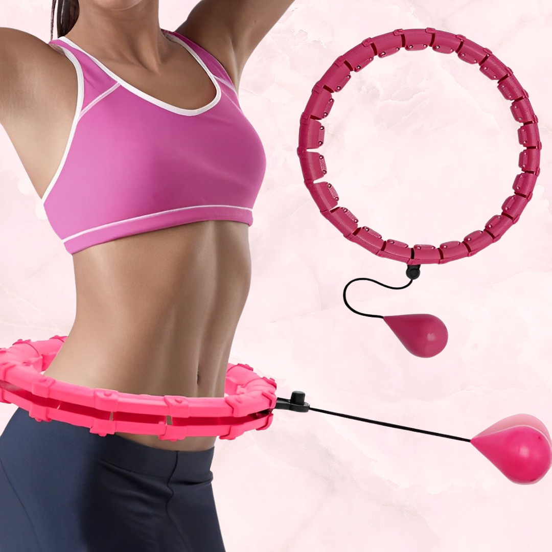 FunFit Weighted Hula Hoop for Waist Slimming & Core Strength